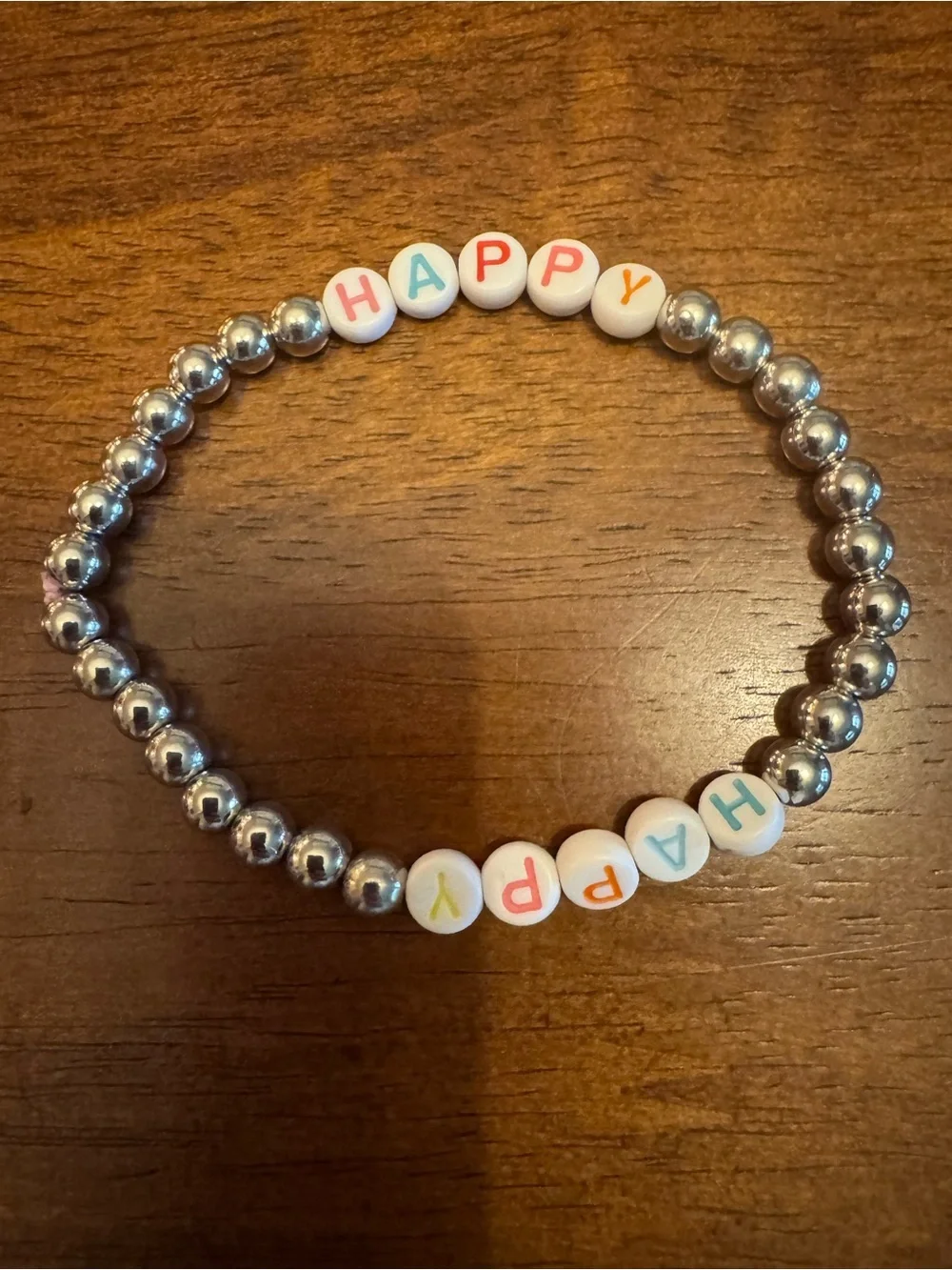Handmade Happy Kids Bracelet